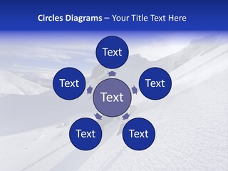 Snowboarding Zealand Board PowerPoint Template