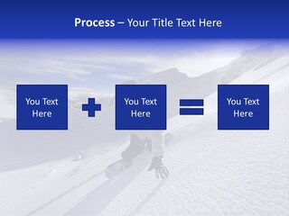 Snowboarding Zealand Board PowerPoint Template