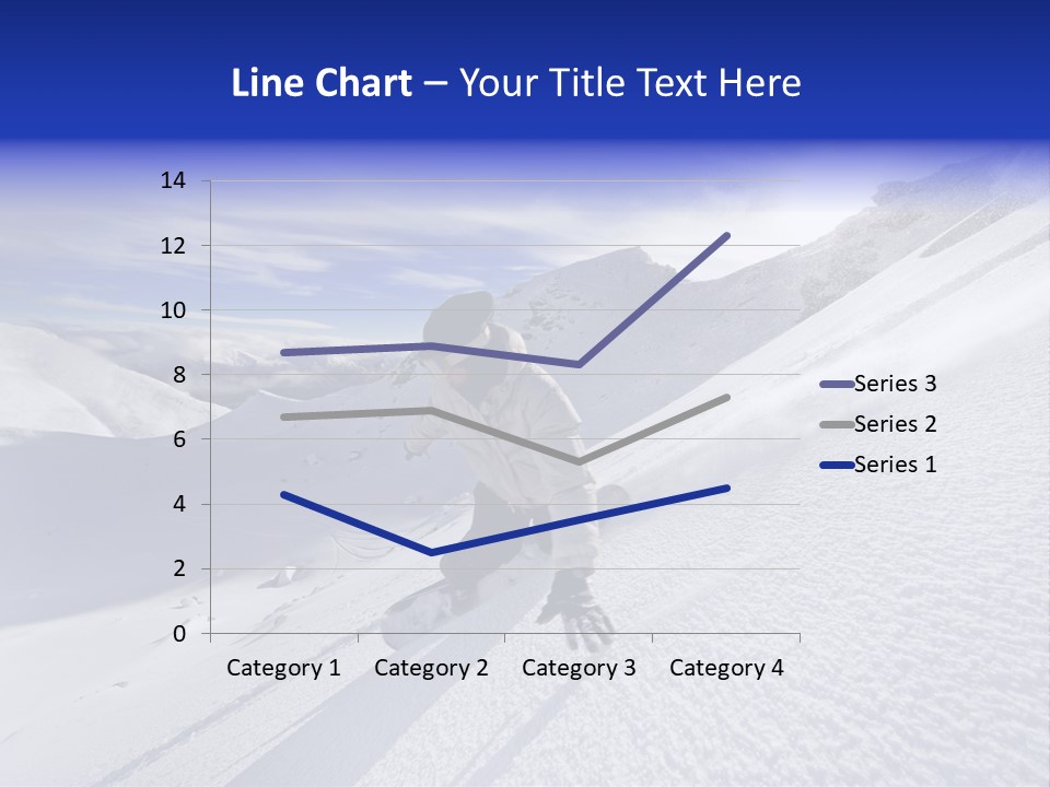 Snowboarding Zealand Board PowerPoint Template