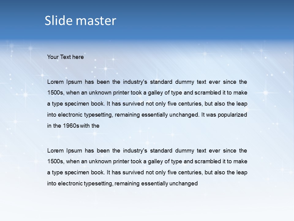 Sparkling Color Beautiful PowerPoint Template