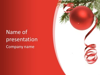 Xmas Seasonal Beautiful PowerPoint Template