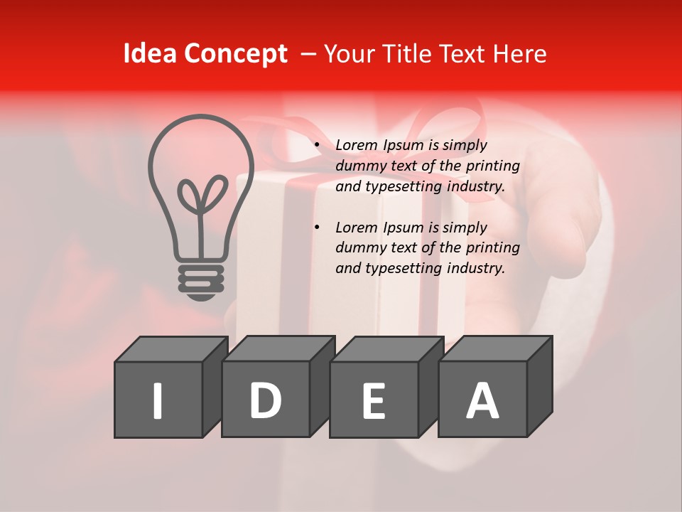 Delivery Concept Symbol PowerPoint Template