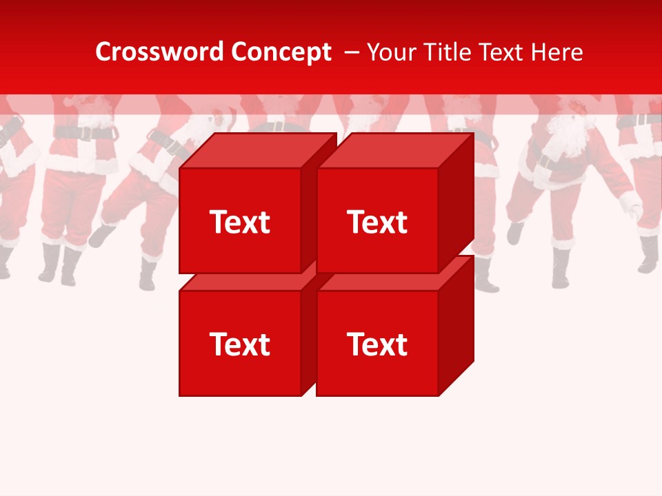 Year Christmas Isolated PowerPoint Template