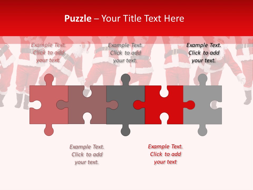 Year Christmas Isolated PowerPoint Template