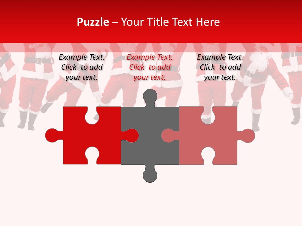 Year Christmas Isolated PowerPoint Template