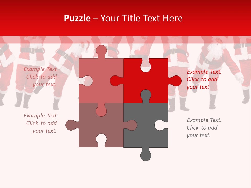 Year Christmas Isolated PowerPoint Template