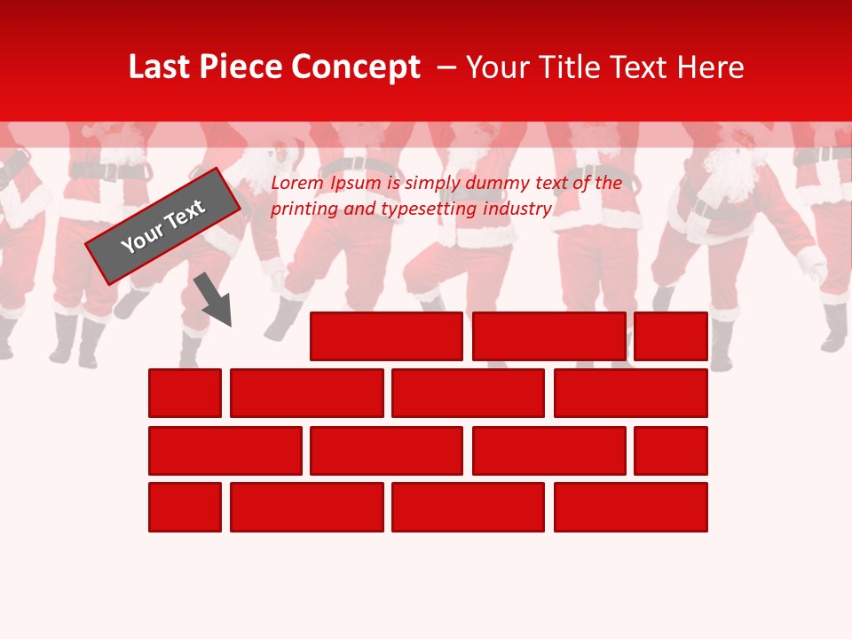 Year Christmas Isolated PowerPoint Template