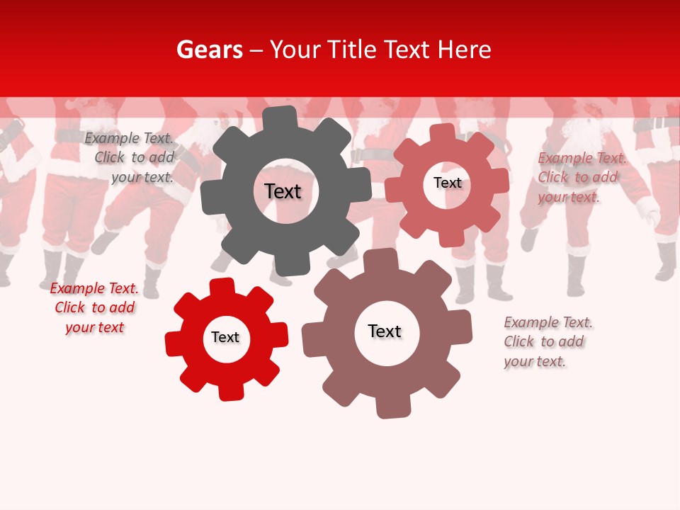 Year Christmas Isolated PowerPoint Template