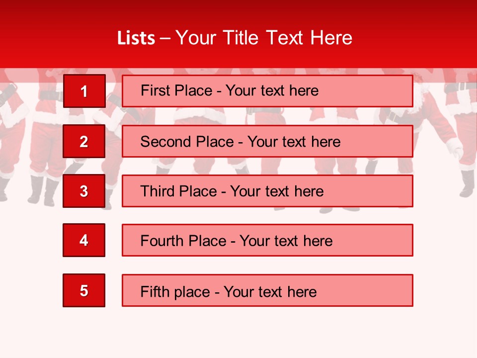Year Christmas Isolated PowerPoint Template