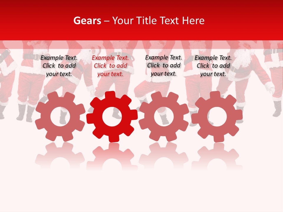 Year Christmas Isolated PowerPoint Template