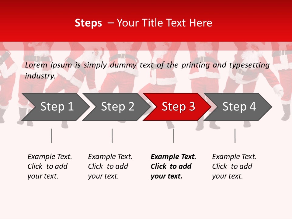 Year Christmas Isolated PowerPoint Template