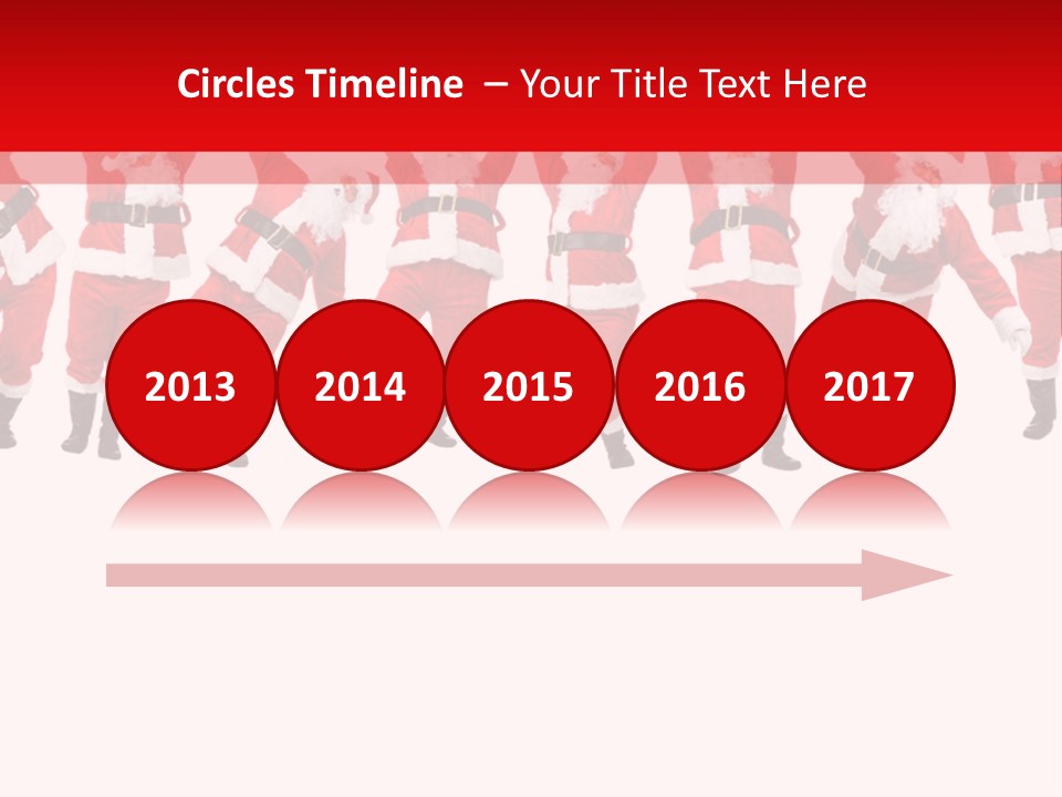 Year Christmas Isolated PowerPoint Template