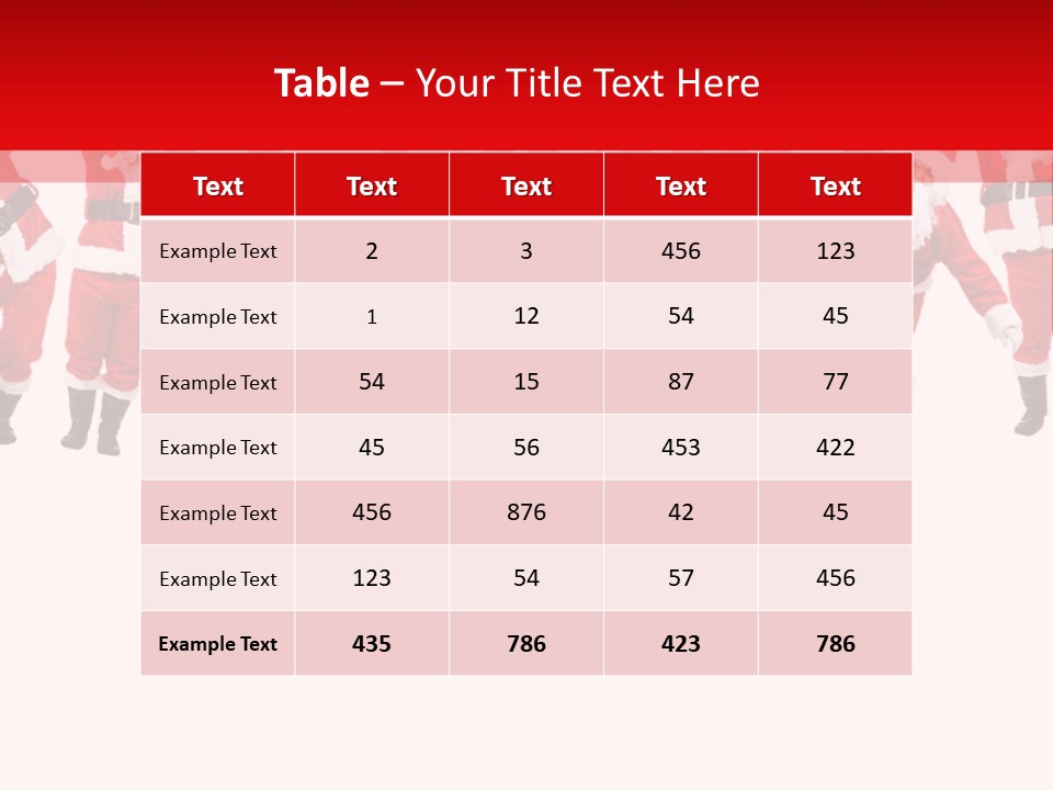 Year Christmas Isolated PowerPoint Template