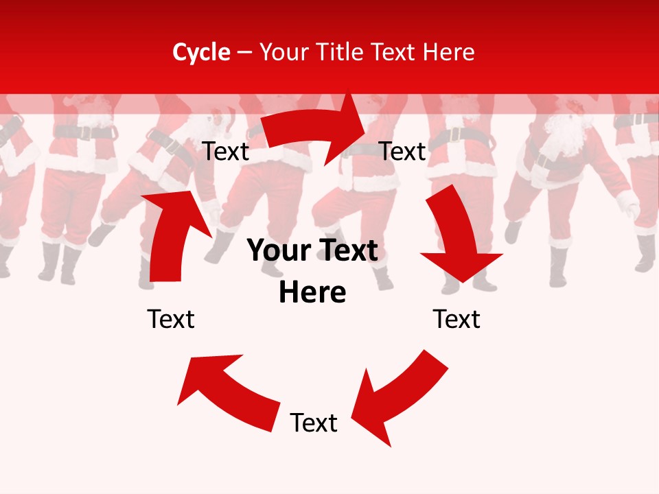 Year Christmas Isolated PowerPoint Template