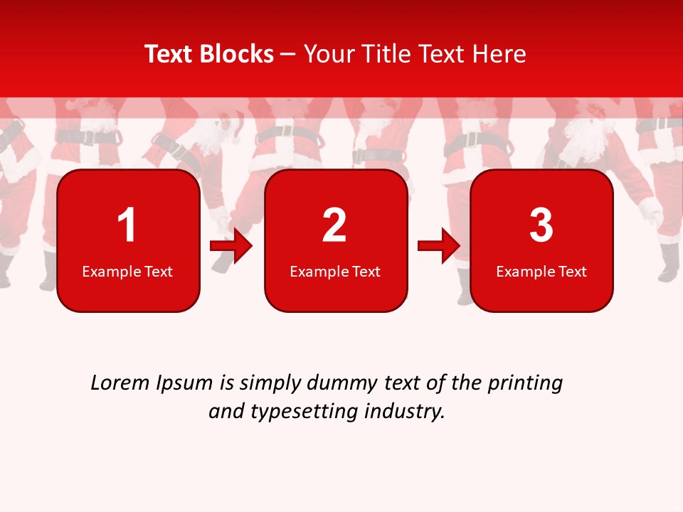 Year Christmas Isolated PowerPoint Template