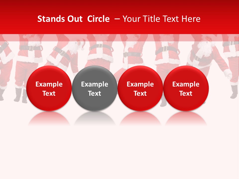 Year Christmas Isolated PowerPoint Template