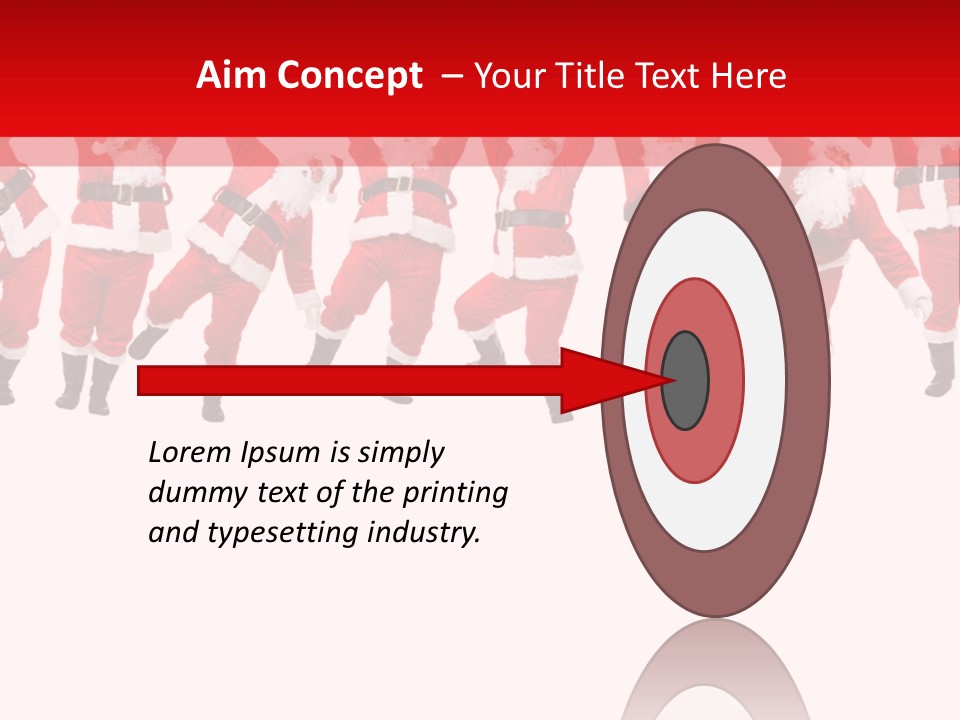 Year Christmas Isolated PowerPoint Template