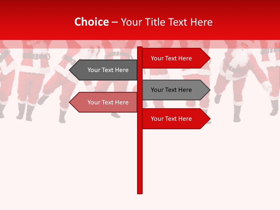 Year Christmas Isolated PowerPoint Template