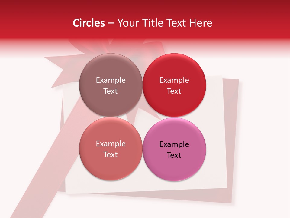 Silk Decoration Card PowerPoint Template