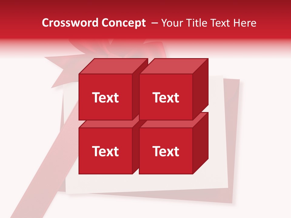 Silk Decoration Card PowerPoint Template