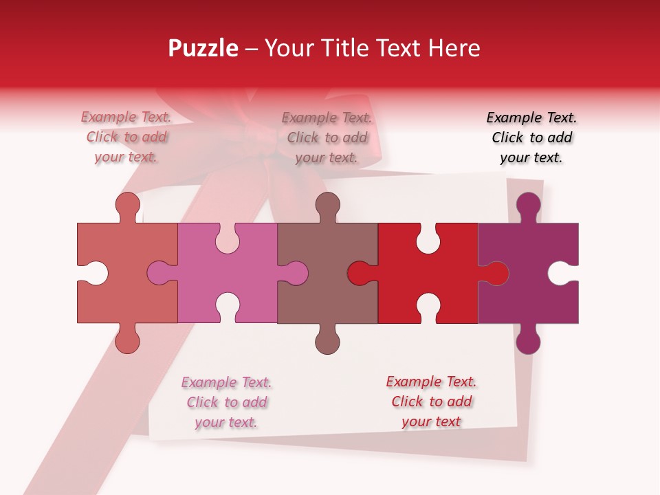 Silk Decoration Card PowerPoint Template