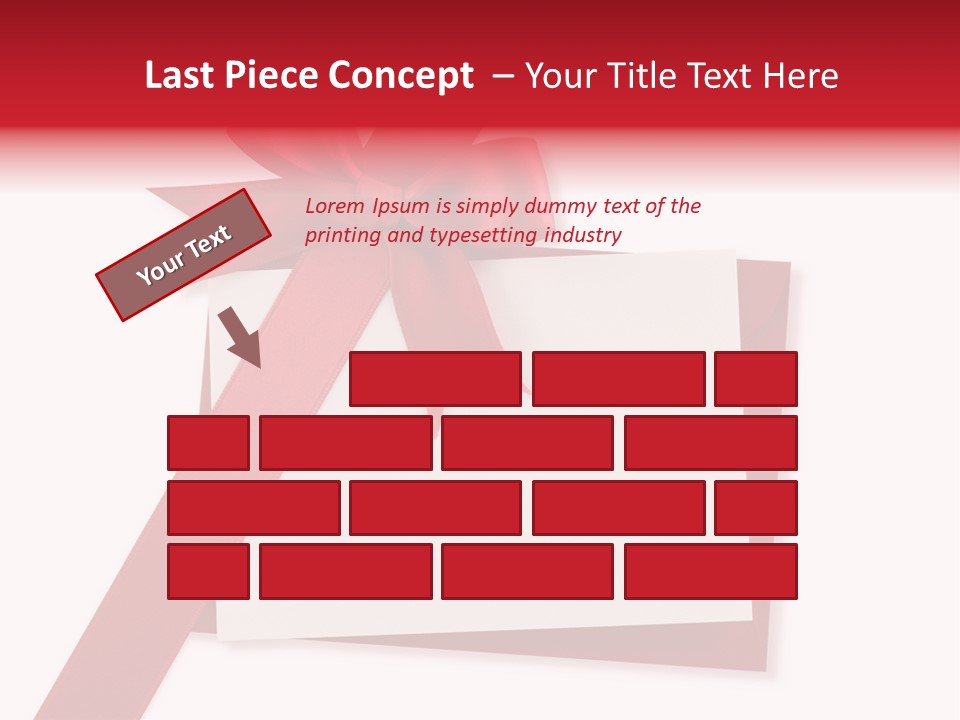 Silk Decoration Card PowerPoint Template