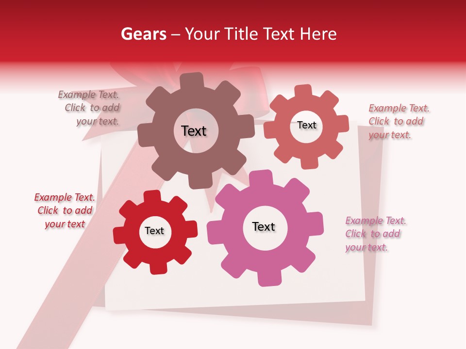 Silk Decoration Card PowerPoint Template