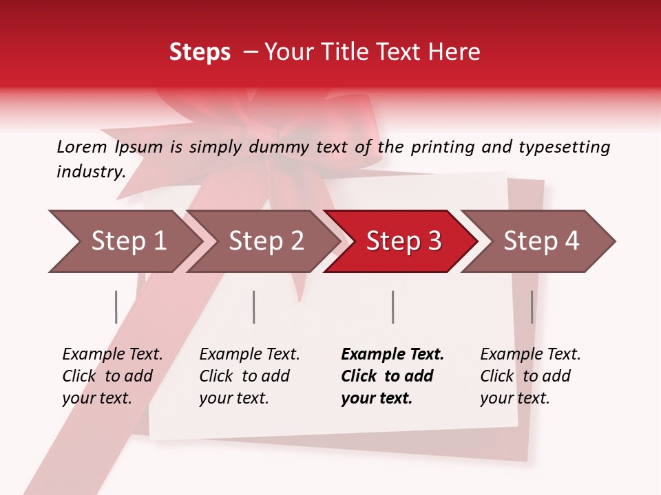 Silk Decoration Card PowerPoint Template
