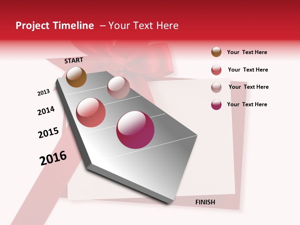 Silk Decoration Card PowerPoint Template