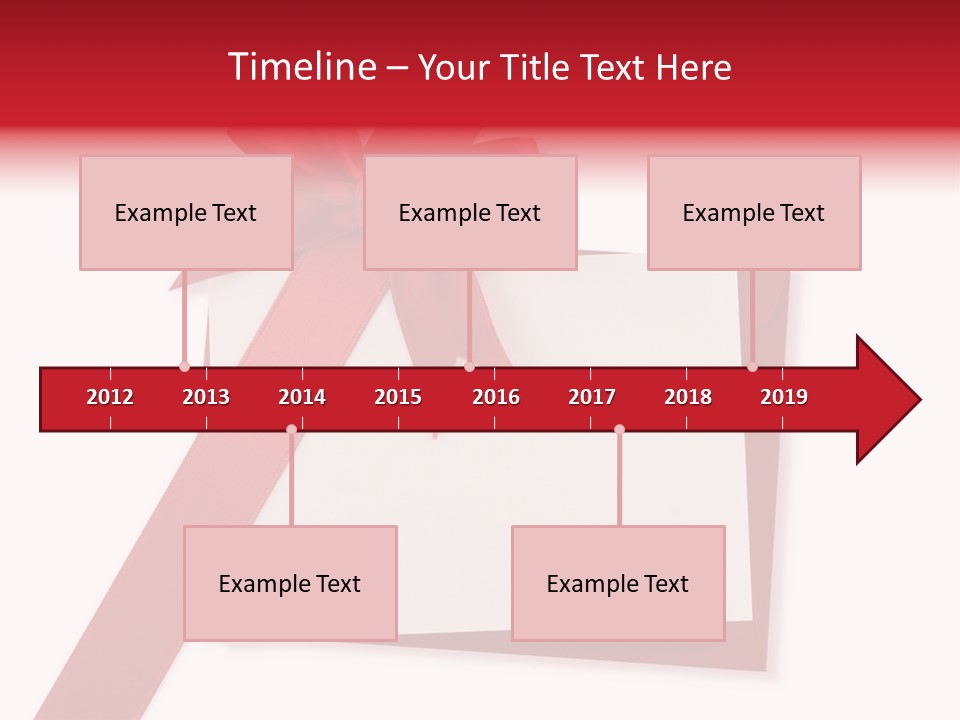 Silk Decoration Card PowerPoint Template