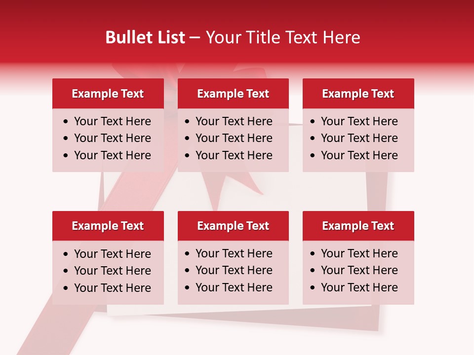 Silk Decoration Card PowerPoint Template