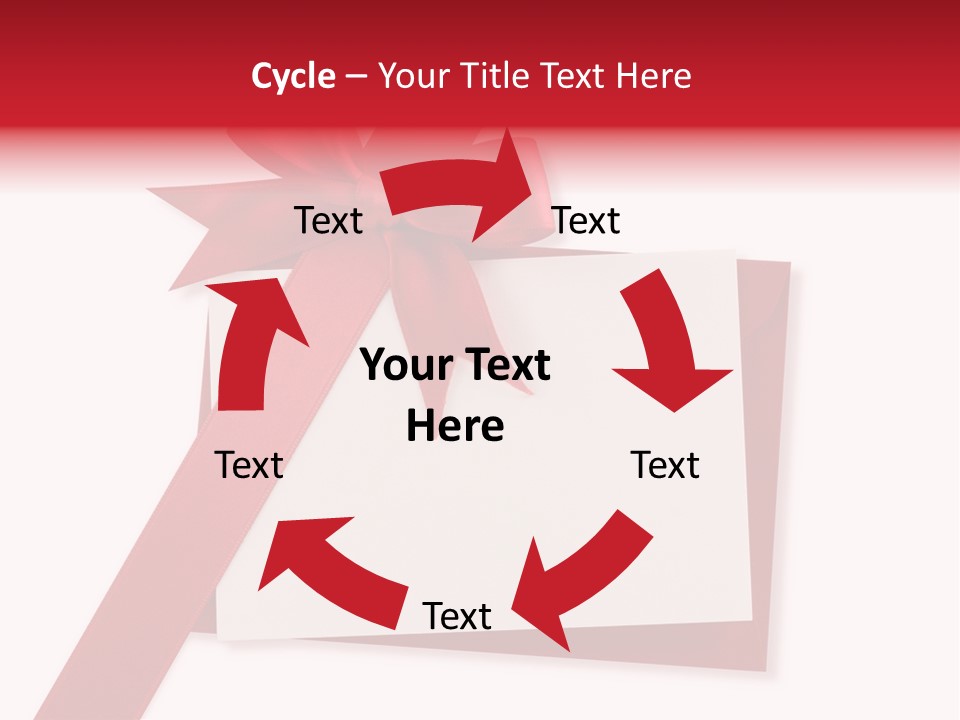 Silk Decoration Card PowerPoint Template