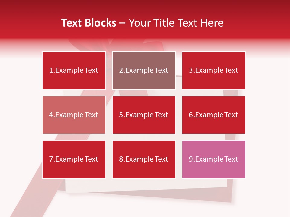 Silk Decoration Card PowerPoint Template