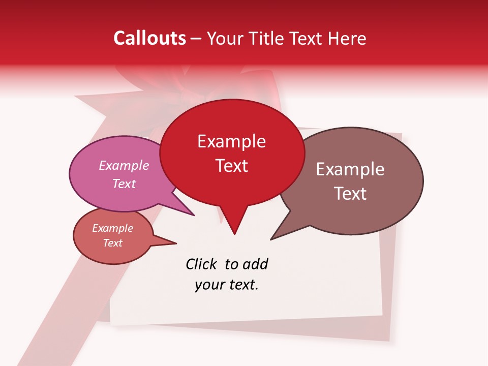 Silk Decoration Card PowerPoint Template