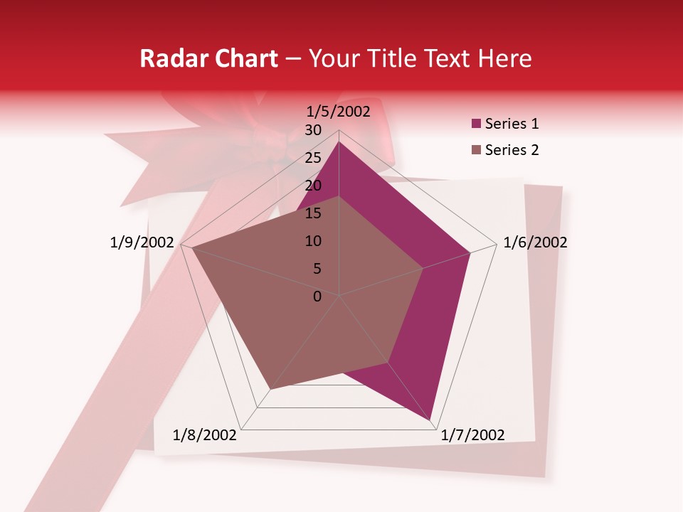 Silk Decoration Card PowerPoint Template