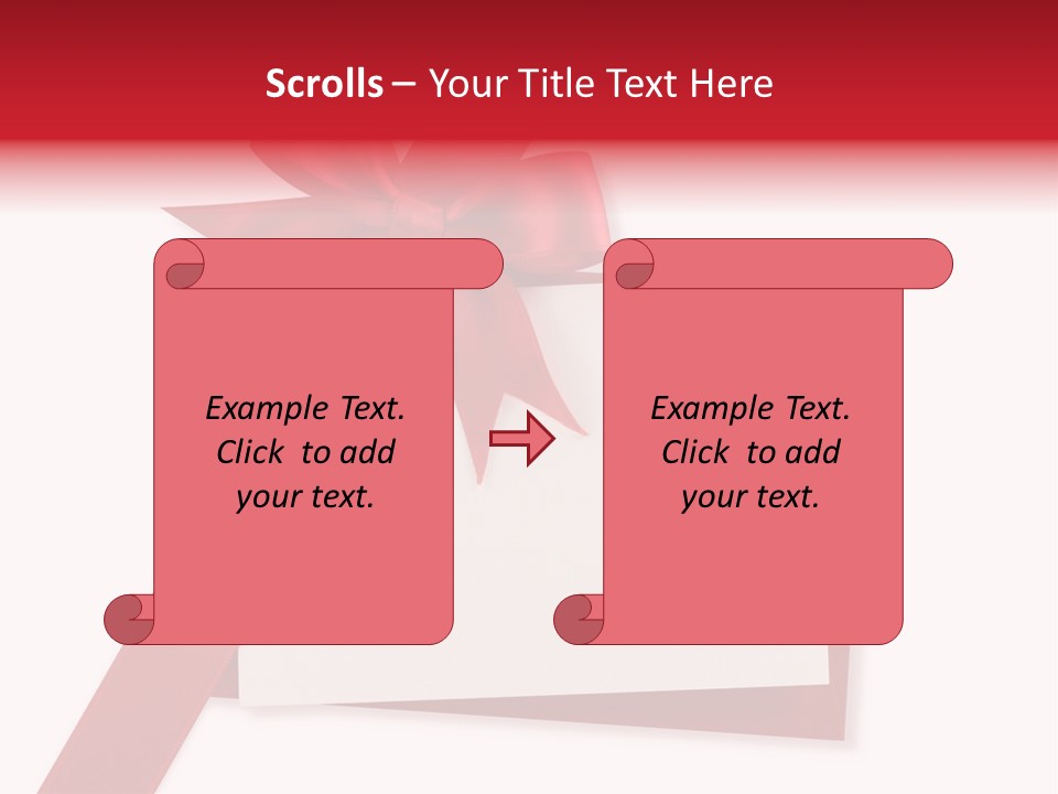 Silk Decoration Card PowerPoint Template