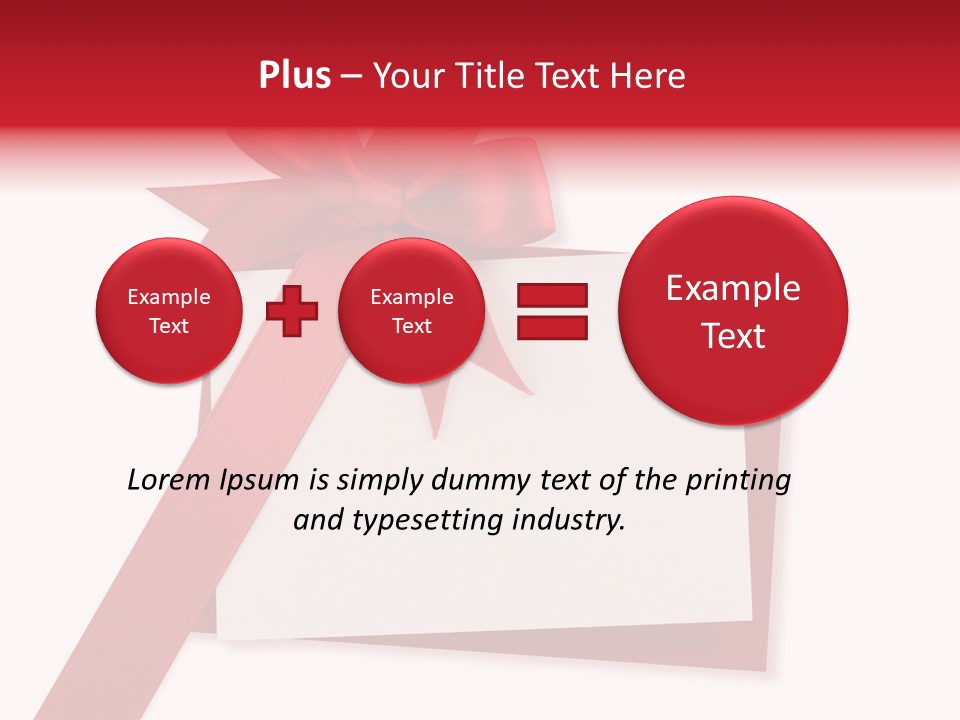 Silk Decoration Card PowerPoint Template