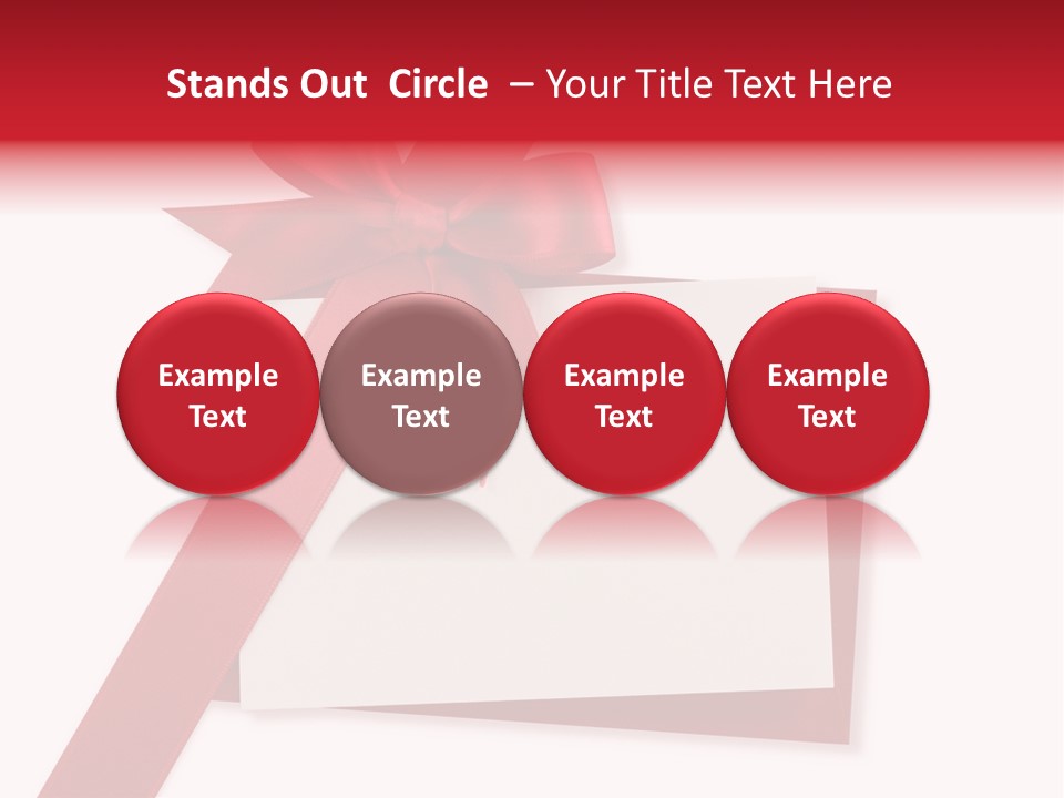 Silk Decoration Card PowerPoint Template