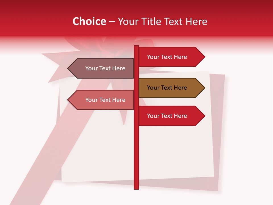 Silk Decoration Card PowerPoint Template