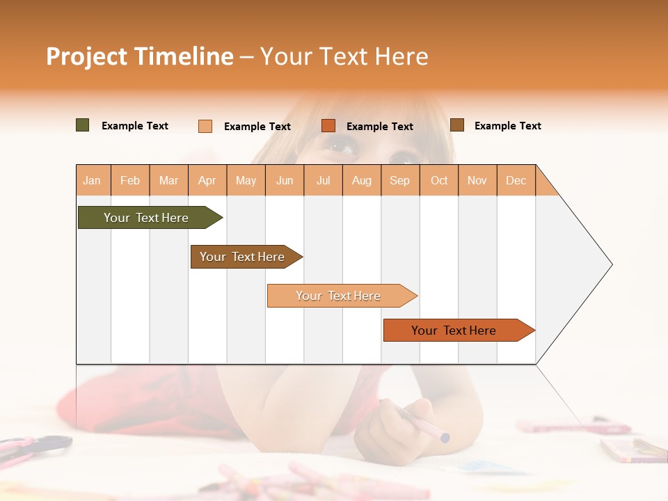 Crayon Preschooler Concept PowerPoint Template