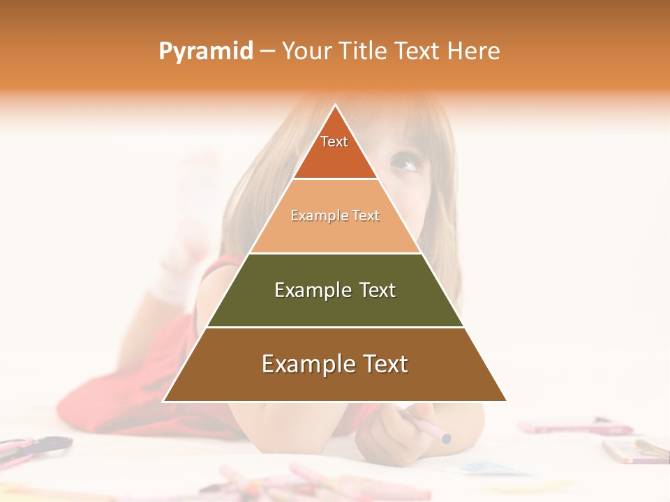 Crayon Preschooler Concept PowerPoint Template