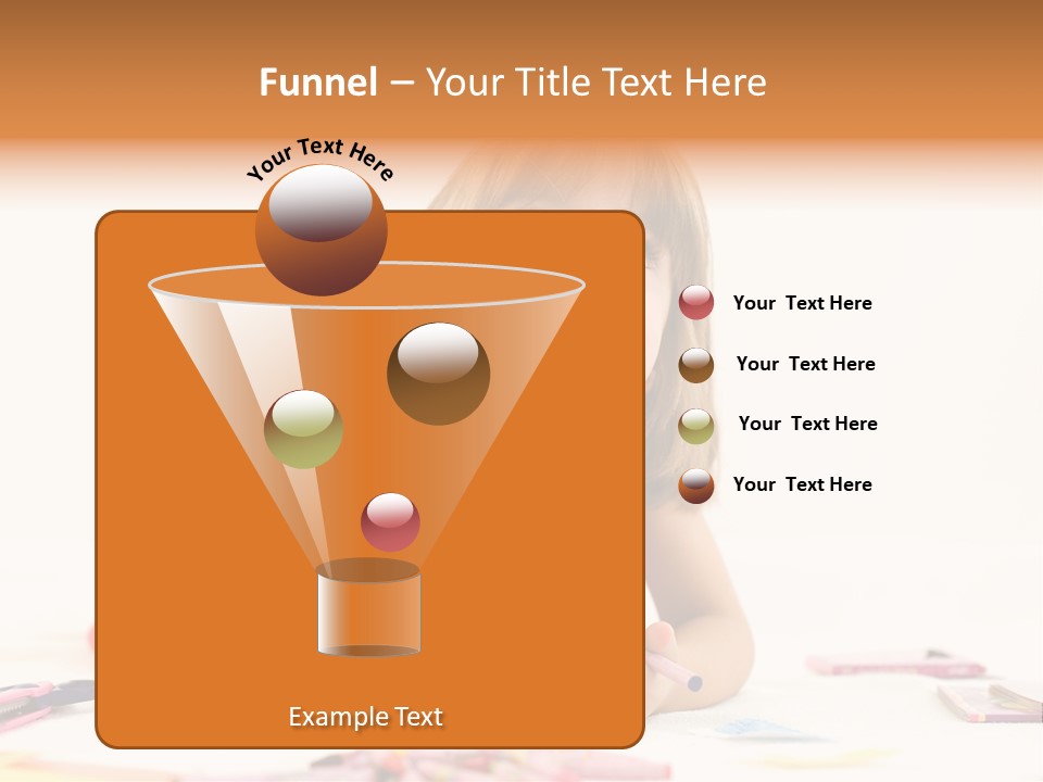 Crayon Preschooler Concept PowerPoint Template