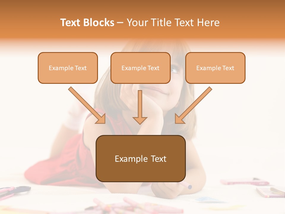 Crayon Preschooler Concept PowerPoint Template