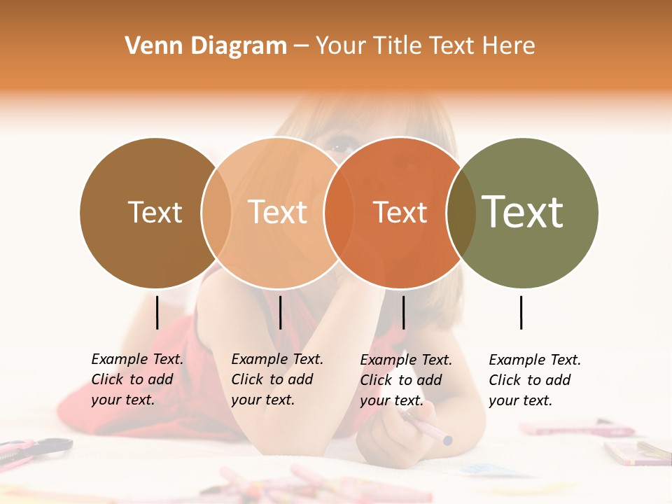 Crayon Preschooler Concept PowerPoint Template