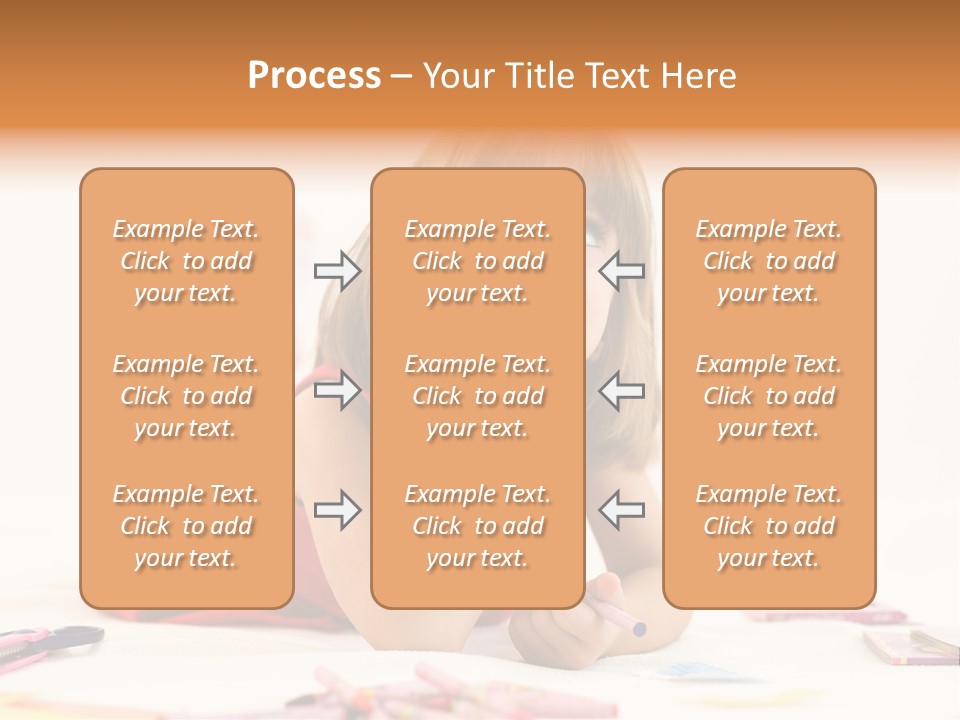 Crayon Preschooler Concept PowerPoint Template