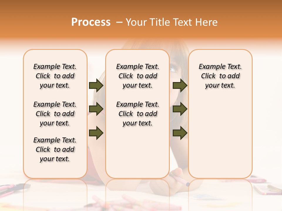 Crayon Preschooler Concept PowerPoint Template