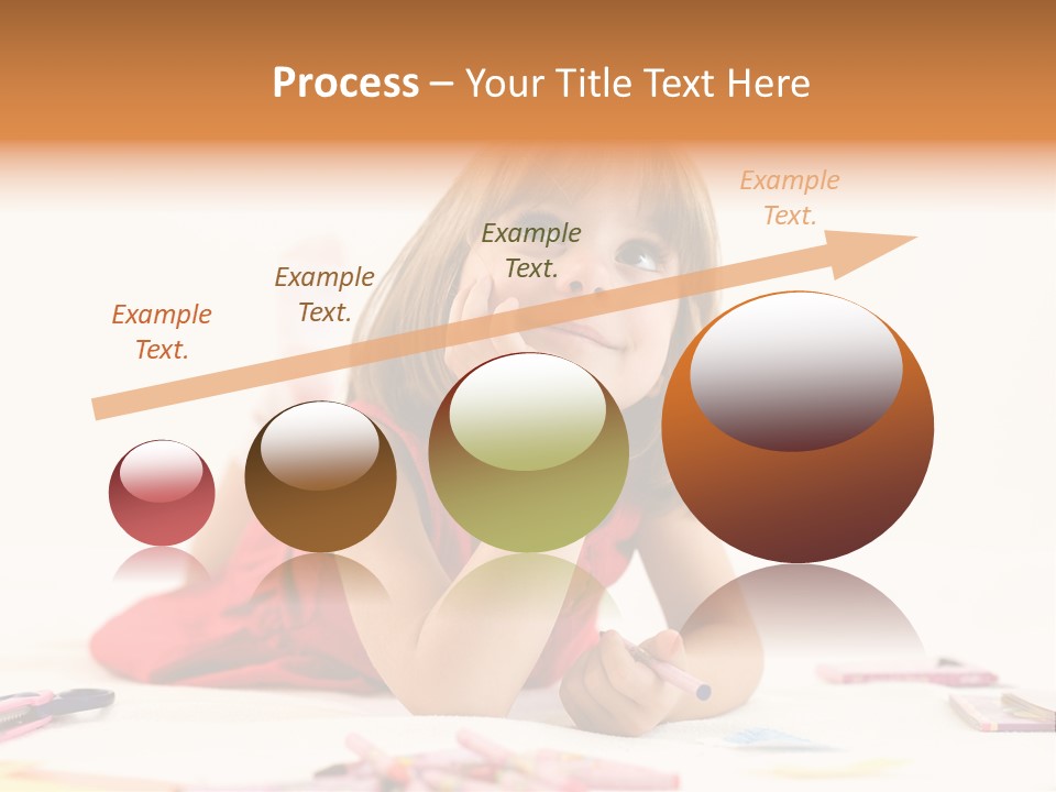 Crayon Preschooler Concept PowerPoint Template