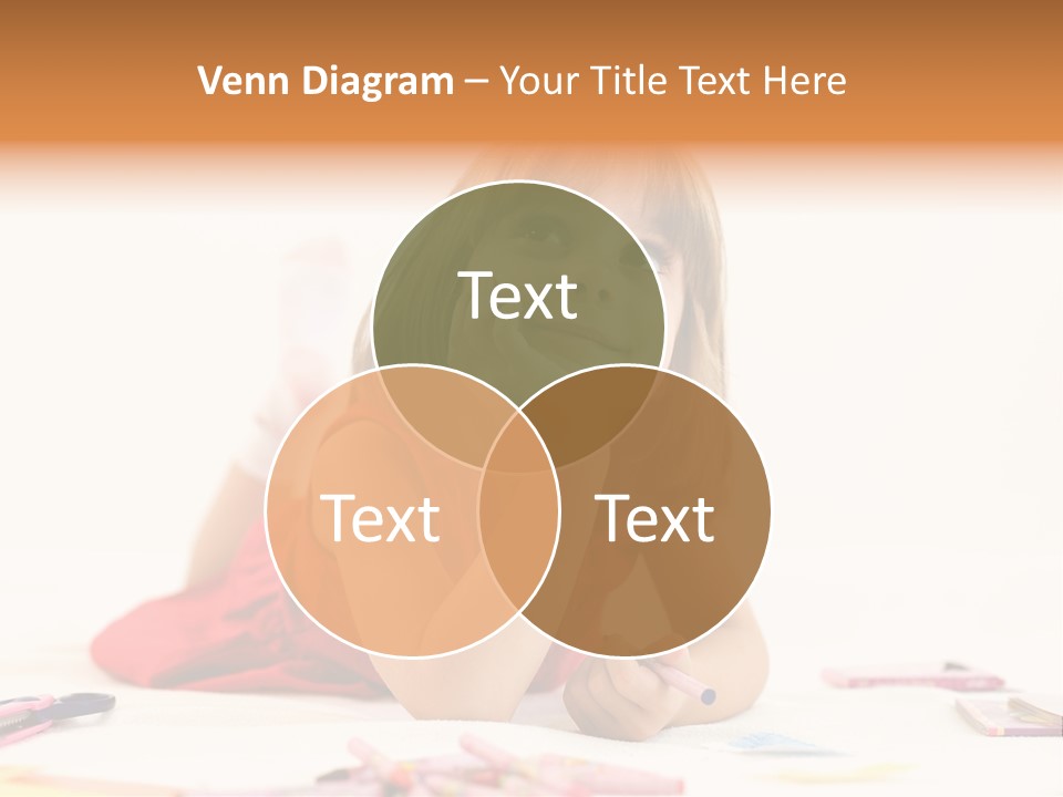 Crayon Preschooler Concept PowerPoint Template