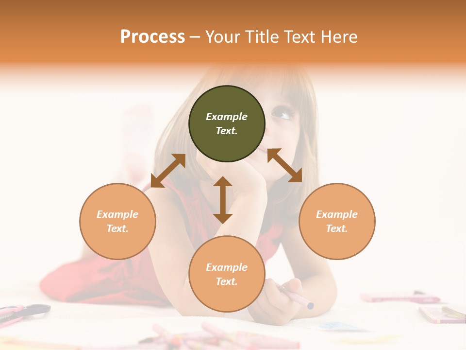 Crayon Preschooler Concept PowerPoint Template