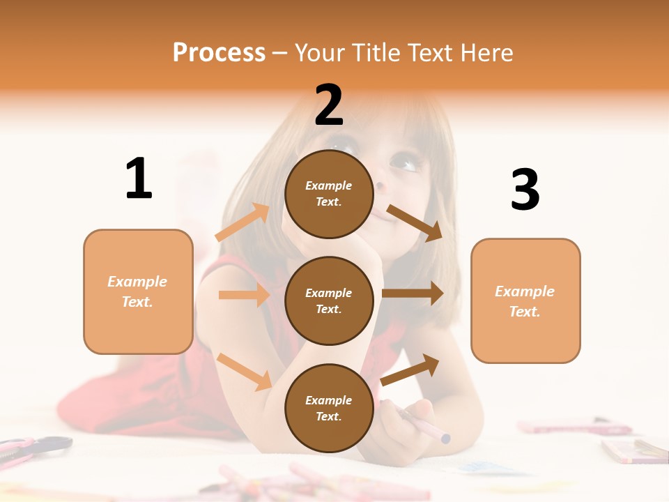 Crayon Preschooler Concept PowerPoint Template